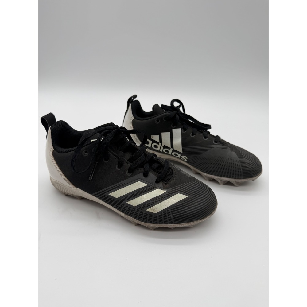 Adidas Adizero Spark Football Soccer Cleats Black White BB7713 Youth Size 4